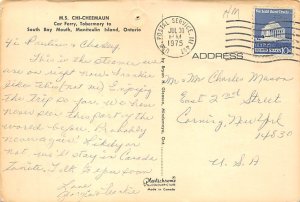 MS Chi Cheemaun Ship Postcard
