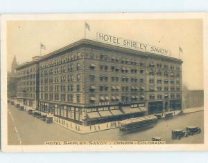 Damaged-Back W-Border HOTEL SCENE Denver Colorado CO B4542