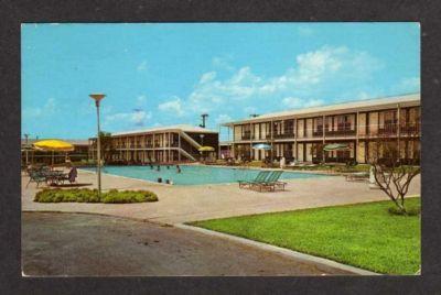 TX Albert Pick Motel Pool SAN ANTONIO TEXAS Postcard PC