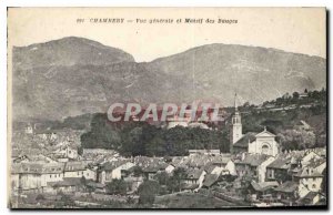 Old Postcard General view and Chambery Bauges