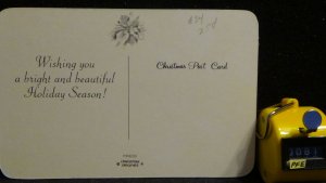 Continental Sincere Best Wishes Florida Holiday Christmas Postcard Unposted