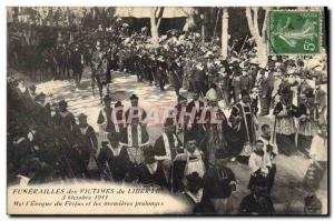 Old Postcard Death Funerals of victims of the Freedom Bishop & # 39Eveque Fre...