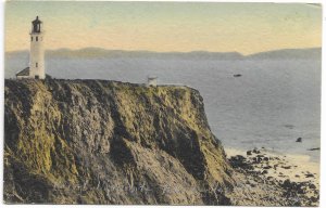 US California unused - Palos Verdes Ranch  Point Vincente - hand-colored.  