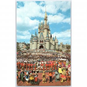 Postcard Walt Disney World Cinderella Castle Orlando Florida