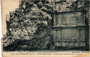CPA Les ECHELLES - Entrée des Grottes - Le Monument de Charles- (651636)