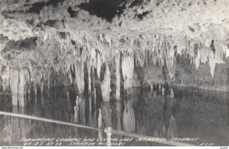 RP: RT 66 ; Stanton , Missouri , 1930-40s ; Meramec Caverns , Submarine Gardens