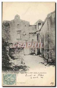 Old Postcard The Church XII and XV centuries the Baux Clocheton