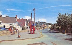 BLADON OXFORDSHIRE UK STREET VIEW-TELLY BOX POSTCARD