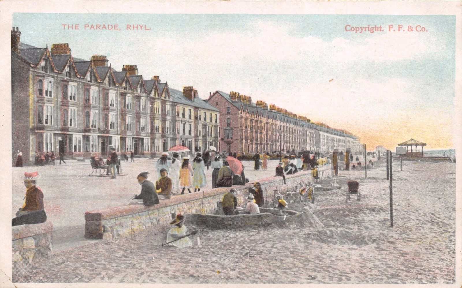 Rhyl Denbighshire Wales Uk The Parade G D D Ff Co Postcard Hippostcard