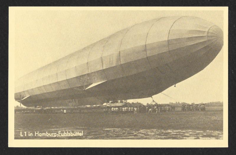 ZEPPELINS Pictured on (12) Postcards Unused OLDER REPRINTS