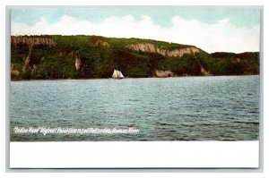 Indian Head Palisades  Hudson River New York UNP Unused UDB Postcard M17