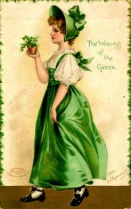 Greeting - St. Patrick's Day  -  Artist Signed: Ellen Clapsaddle