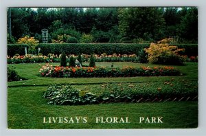 Jamestown ND-North Dakota, Livesay's Floral Park, Chrome c1964 Postcard