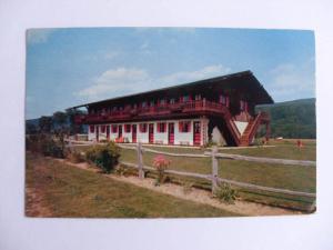 1957 Berkshire Chalet Restaurant & Motel Great Barrington Ma Postcard y7400