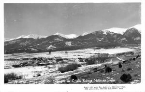 Hillside Colorado~Sangre de Cristo Range~1950s Rocky Mt View Co RPPC Postcard