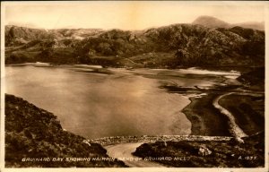 Scotland, Gruinard Bay, Hairpin Bend, 1950 Vintage