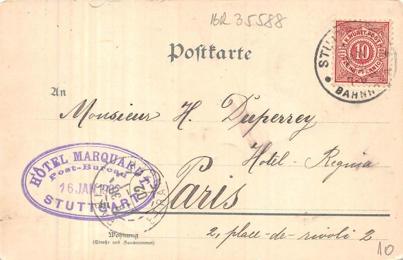 Br35588 Stuttgart Altes Schloss mit Schlossplatz germany