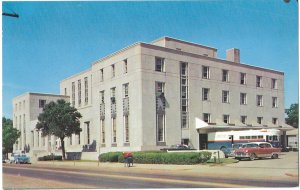 US Post Office & Federal Building Springfield Missouri 1950s Cars