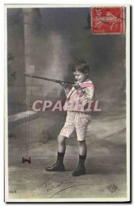 Old Postcard Diabolo Child