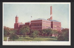 DC Washington Bureau of Engraving and Printing by Foster & Reynolds ~ Und/B