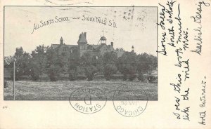 ALL SAINTS SCHOOL Sioux Falls, South Dakota 1905 Vintage Postcard