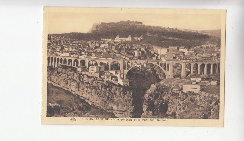 BF18910 constantine vista generale et le pont sidi rac algeria  front/back image