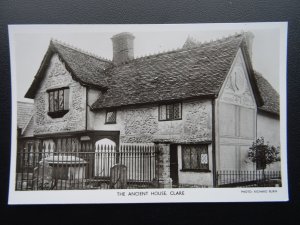 Suffolk CLARE The Ancient House c1938 - Old RP Postcard by Burn