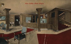 Vintage Postcard 1918 New Lobby Hotel Hayes & Annex Chicago Illinois ILL