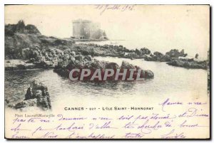 Postcard Old Cannes Ile Saint Honnorat