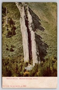 Devils Slide Weber Canyon UT Utah c1906 Frank Leib no. 960 Postcard F34