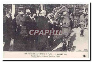 The celebrations of victory in Paris July 14, 1919 Postcard Old Store d & # 3...