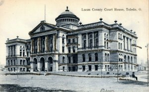 c. 1910 Court House Lucas County Toledo Mica, OH. Postcard P15 