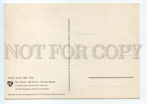 490688 GERMANY expressionism Franz Marc Red Horses Old postcard