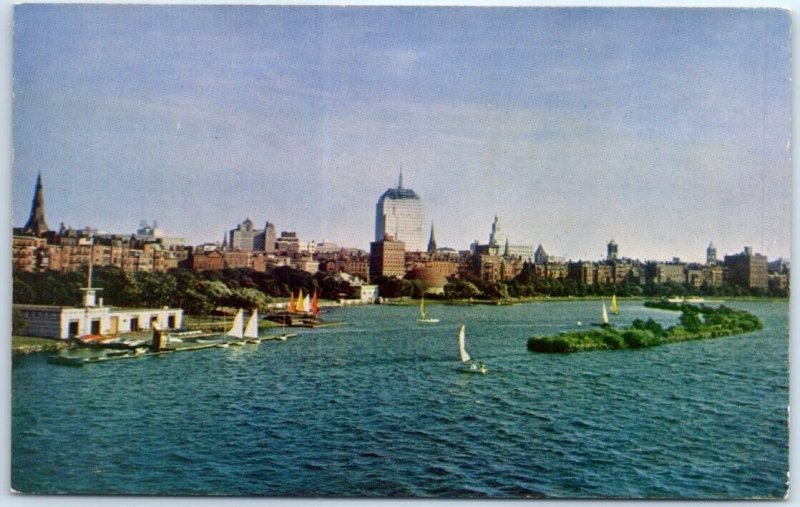 Postcard - Charles River Esplanade - Boston, Massachusetts