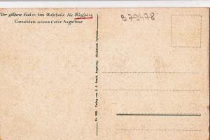 B79478 augsburg coenaculum aureum curia germany bavaria  front/back image