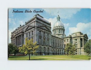 Postcard Indiana State Capitol Indianapolis Indiana USA