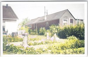 1920s-30s Charming Summer House RPPC Vancouver BC Photo Home Plants Postcard A44