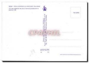 Postcard Modern Collonges Red Correze