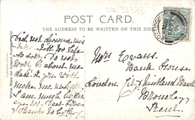 uk32333 trent bridge nottingham real photo uk