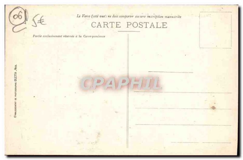 Old Postcard laces Peira Cava excursion around Nice