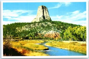 Postcard - Devils Tower National Monument - Devils Tower, Wyoming