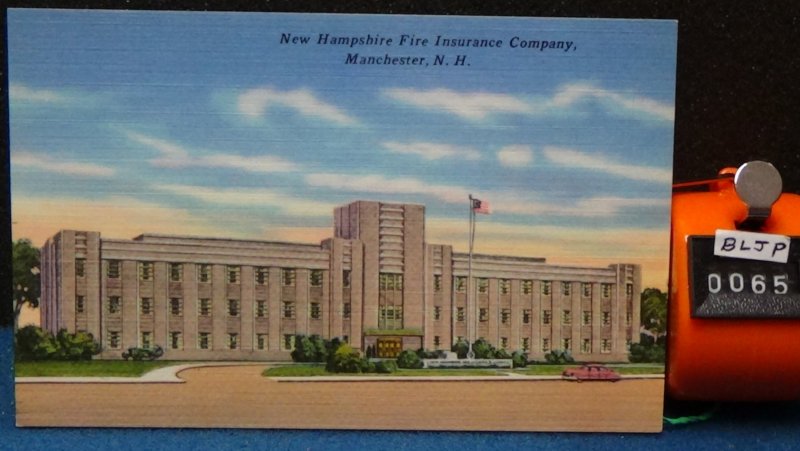 STD Vintage New Hampshire Fire Insurance Company Manchester New Hampshire Unpost