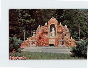 Postcard Mother of Perpetual Help Grotto Black Madonna Shrine Pacific MO USA