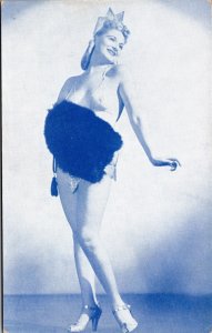 Arcade Card Postcard Risqué Sexy Pin Up Woman Dancer~138774