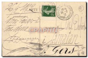 Old Postcard Blois Castle (wing Francois 1er) external Facade