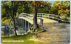 Postcard - Old North Bridge, Concord, Massachusetts 