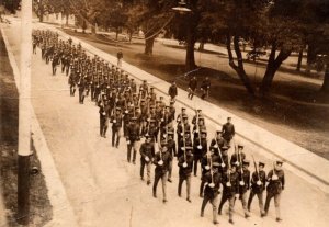 RPPC Real Photo Postcard - WW1 - US Army Soldiers -2nd Squadron  5th Cavalry