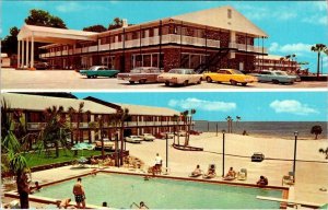 Panama City, FL Florida  RAMADA INN Route 98 Roadside Motel  POOL  1973 Postcard