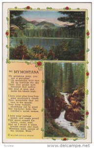 MONTANA, 1930-1940´s; Poem About Montana By William Chelcie Striker
