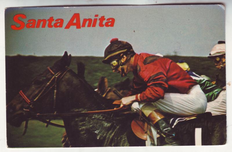 P494 JLs vintage sanita anita horse racing arcadia calif